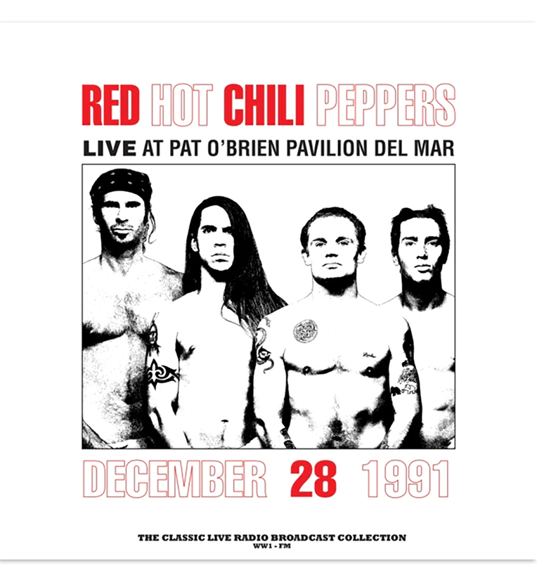 Red Hot Chili Peppers – Live at Pat O’Brien Pavilion, Del Mar, 1991 (Limited Edition 12-Inch Album on 180g Red Marble Vinyl)